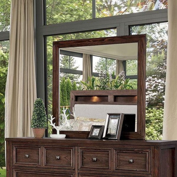 Tywyn CM7365A-M Dark Oak Transitional Mirror By Furniture Of America - sofafair.com