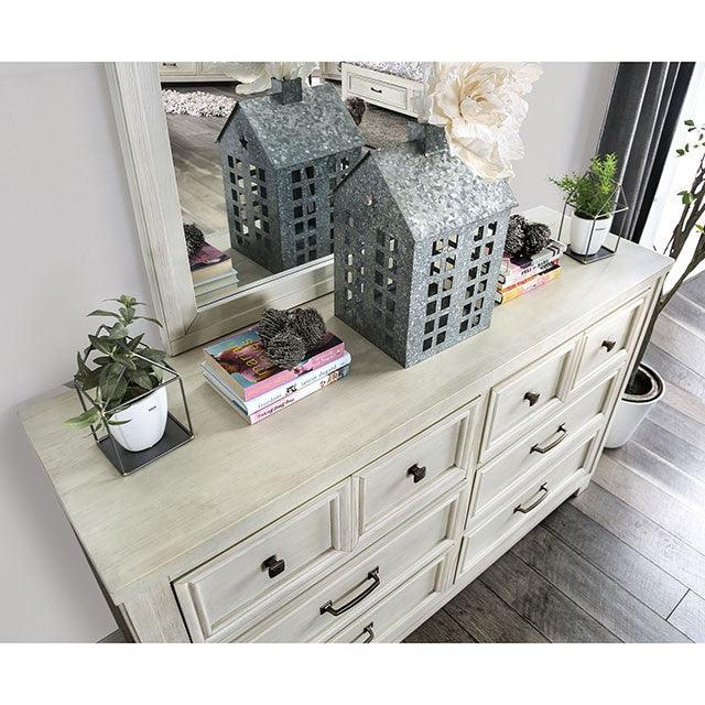 Dresser by Furniture Of America Tywyn CM7365WH-D Antique White Transitional - sofafair.com