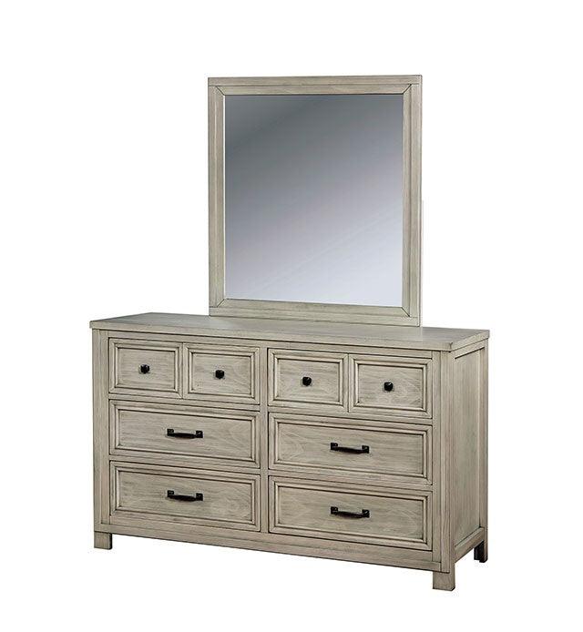 Dresser by Furniture Of America Tywyn CM7365WH-D Antique White Transitional - sofafair.com