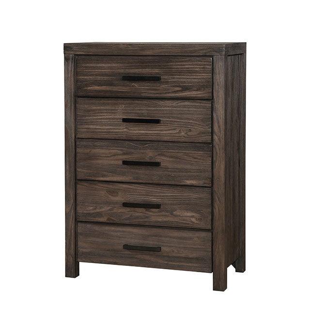 Rexburg CM7382C Wire-Brushed Rustic Brown Rustic Chest By Furniture Of America - sofafair.com
