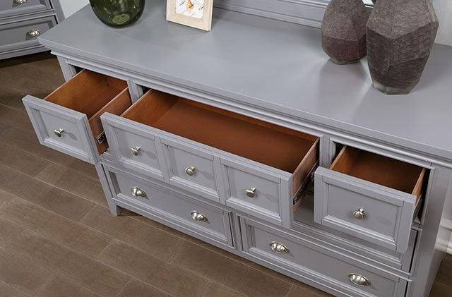 Castlile CM7413GY-D Gray Transitional Dresser By Furniture Of America - sofafair.com