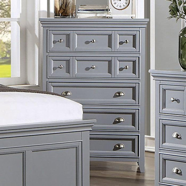 Castlile CM7413GY-C Gray Transitional Chest By furniture of america - sofafair.com
