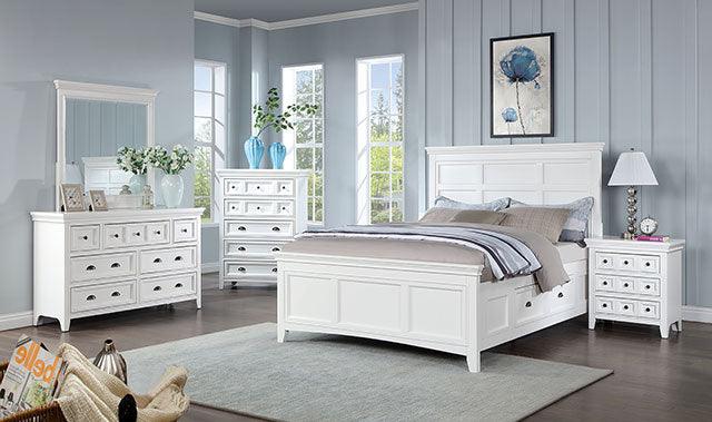 Castile CM7413WH-N White Transitional Night Stand By Furniture Of America - sofafair.com