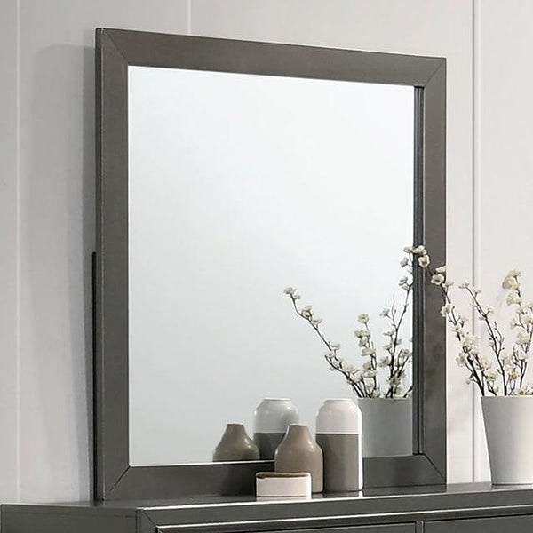 Alison CM7416GY-M Metallic Gray Contemporary Mirror By Furniture Of America - sofafair.com
