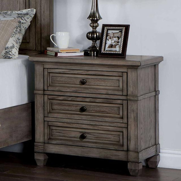Durango CM7461GY-N Warm Gray Transitional Night Stand By Furniture Of America - sofafair.com