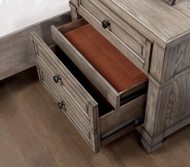 Durango CM7461GY-N Warm Gray Transitional Night Stand By Furniture Of America - sofafair.com