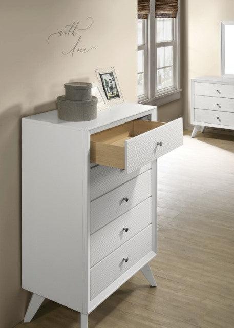 Dortmund CM7465WH-C White Contemporary Chest By Furniture Of America - sofafair.com