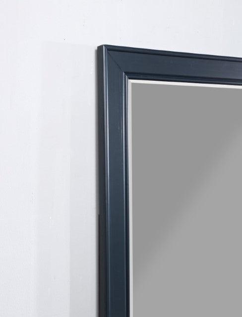 Manzanillo CM7470BL-M Slate Blue Transitional Mirror By Furniture Of America - sofafair.com