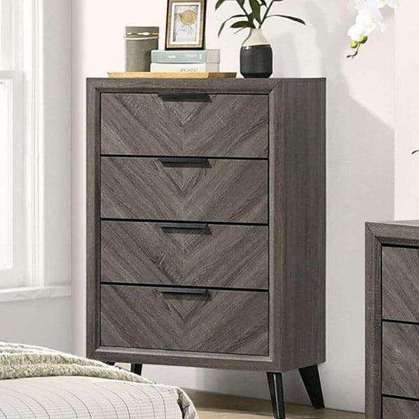 Vagan CM7472GY-C Gray Contemporary Chest By Furniture Of America - sofafair.com