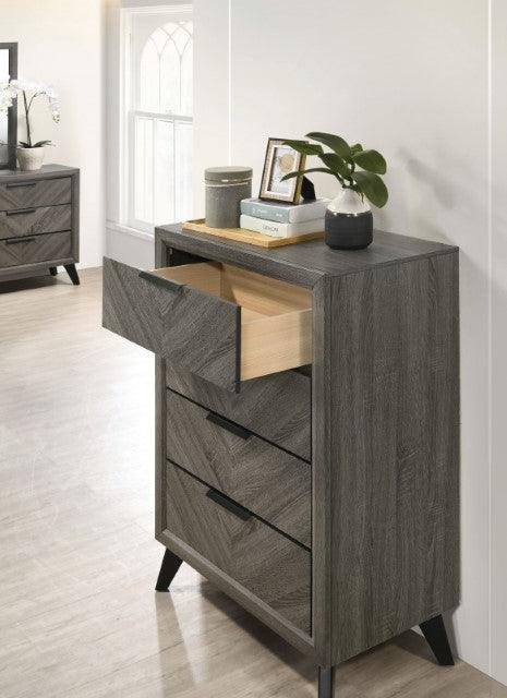 Vagan CM7472GY-C Gray Contemporary Chest By Furniture Of America - sofafair.com