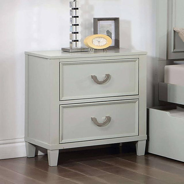 Lycorida CM7477GY-N Gray Transitional Night Stand By Furniture Of America - sofafair.com