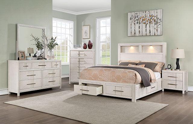 Berenice CM7580WH-M White Transitional Mirror By Furniture Of America - sofafair.com