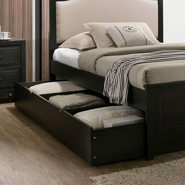 Kirsten CM7547GY-TR Charcoal Transitional Trundle By Furniture Of America - sofafair.com