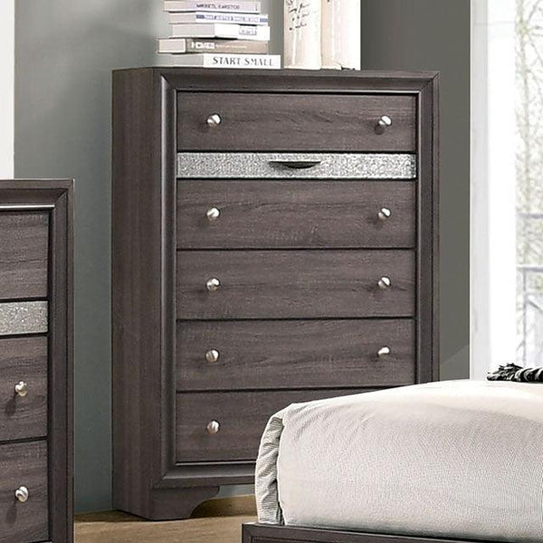 Chrissy CM7552GY-C Gray Contemporary Chest By Furniture Of America - sofafair.com