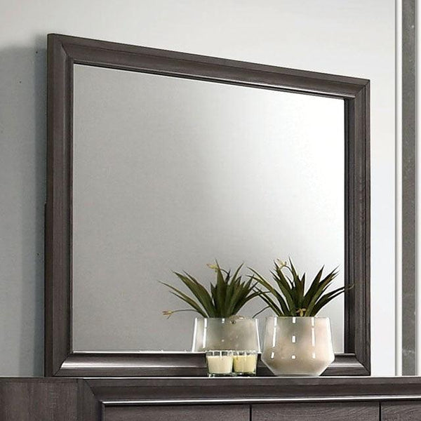 Chrissy CM7552GY-M Gray Contemporary Mirror By Furniture Of America - sofafair.com