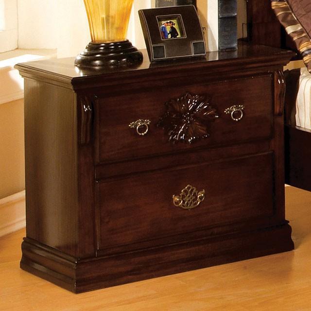 Tuscan CM7571N Dark Pine Traditional Night Stand By Furniture Of America - sofafair.com