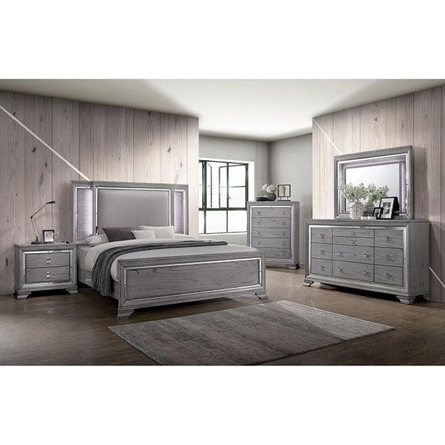 Alanis CM7579D Light Gray Contemporary Dresser By Furniture Of America - sofafair.com
