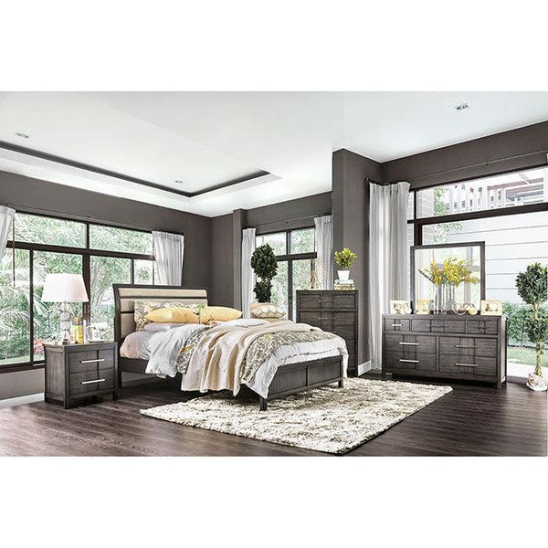Berenice CM7580GY-M Gray Transitional Mirror By Furniture Of America - sofafair.com