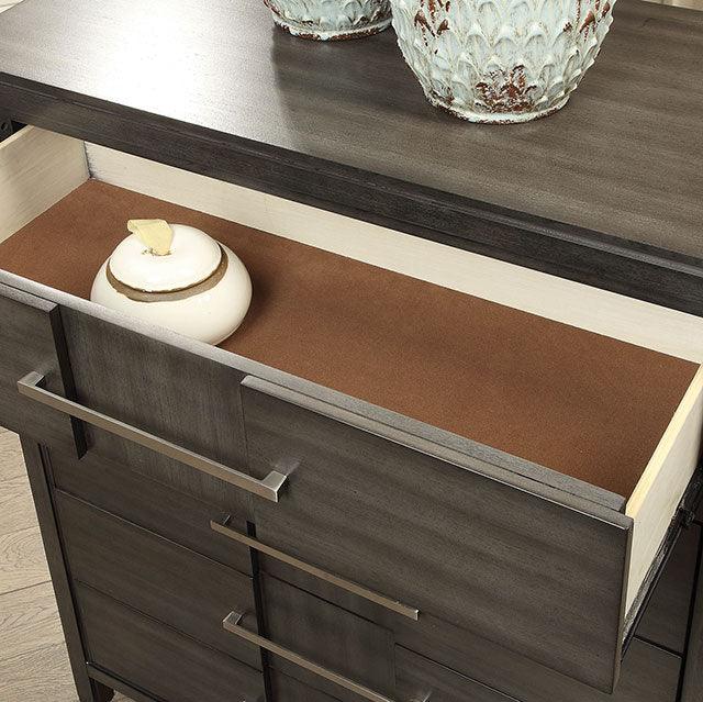 Berenice CM7580GY-D Gray Transitional Dresser By Furniture Of America - sofafair.com