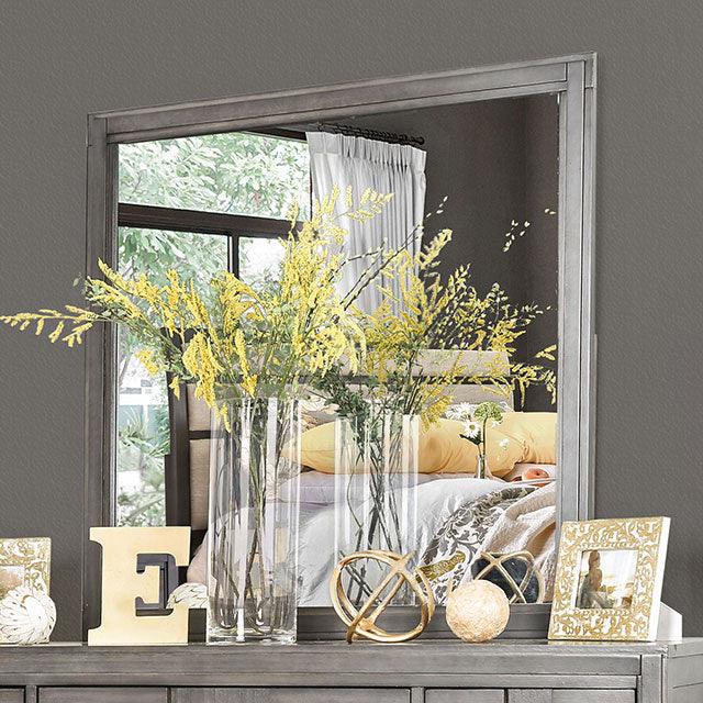 Berenice CM7580GY-M Gray Transitional Mirror By Furniture Of America - sofafair.com