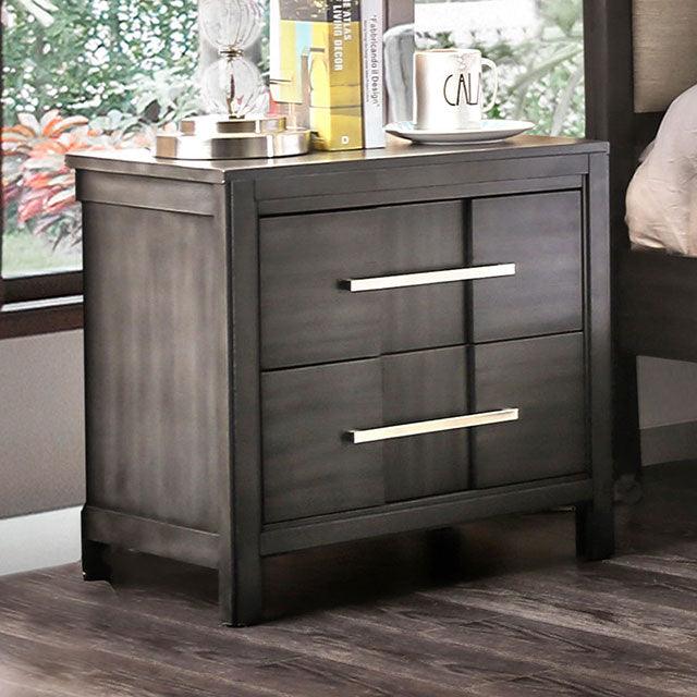Berenice CM7580GY-N Gray Transitional Night Stand By Furniture Of America - sofafair.com