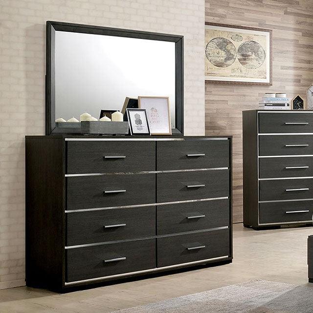 Camryn CM7589D Warm Gray Contemporary Dresser By Furniture Of America - sofafair.com