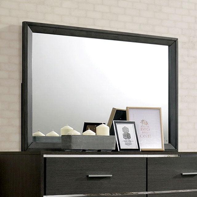 Camryn CM7589M Warm Gray Contemporary Mirror By Furniture Of America - sofafair.com