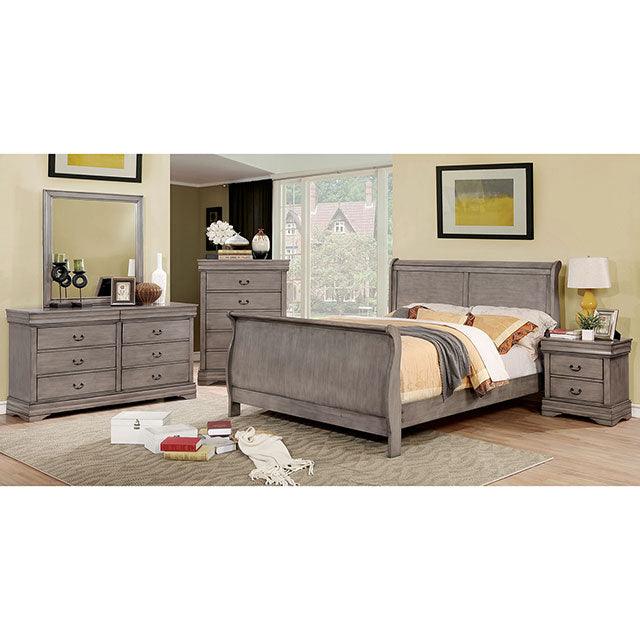 Eugenia CM7598GY-M Gray Transitional Mirror By Furniture Of America - sofafair.com