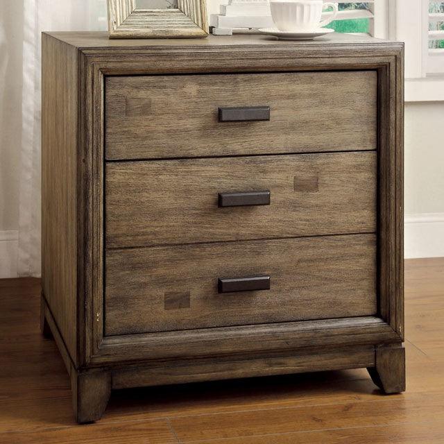 Antler CM7615N Natural Ash Transitional Night Stand By Furniture Of America - sofafair.com