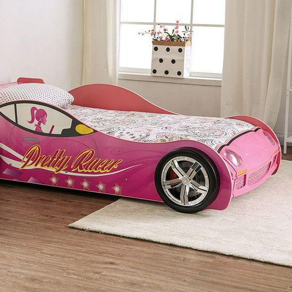 Velostra CM7642 Pink Novelty Twin Bed By Furniture Of America - sofafair.com