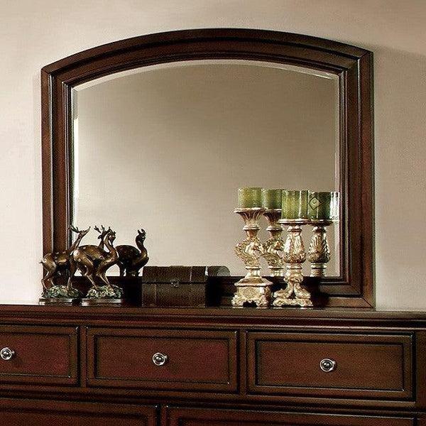 Northville CM7682M Dark Cherry Transitional Mirror By Furniture Of America - sofafair.com
