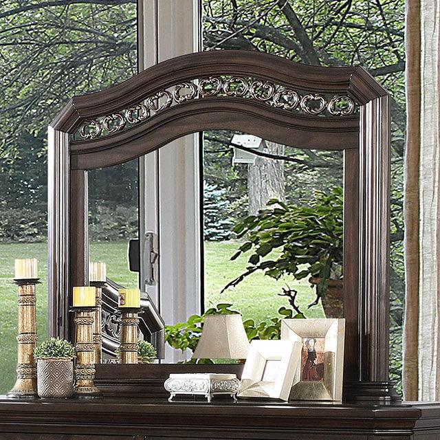 Calliope CM7751M Espresso Traditional Mirror By Furniture Of America - sofafair.com