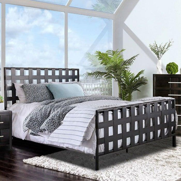 Earlgate CM7758 Gray Industrial Bed By furniture of america - sofafair.com