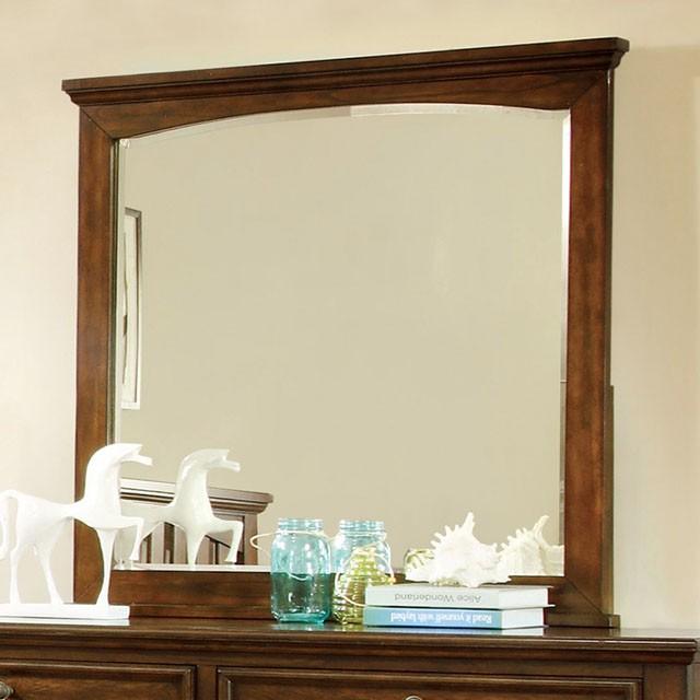 Chelsea CM7781M Cherry Transitional Mirror By Furniture Of America - sofafair.com