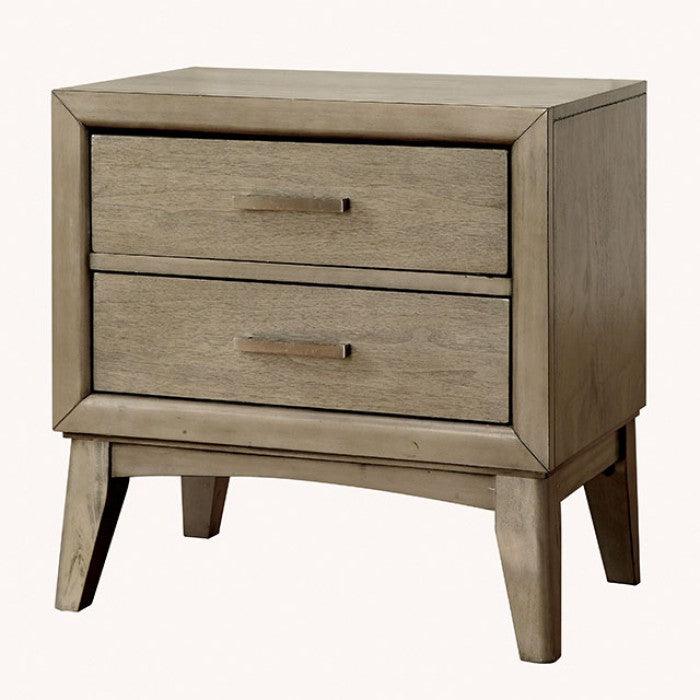 Snyder CM7782N Gray Contemporary Night Stand By furniture of america - sofafair.com