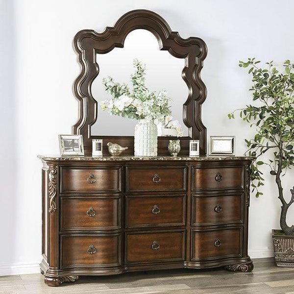 Arcturus CM7859D Brown Cherry Traditional Dresser By Furniture Of America - sofafair.com