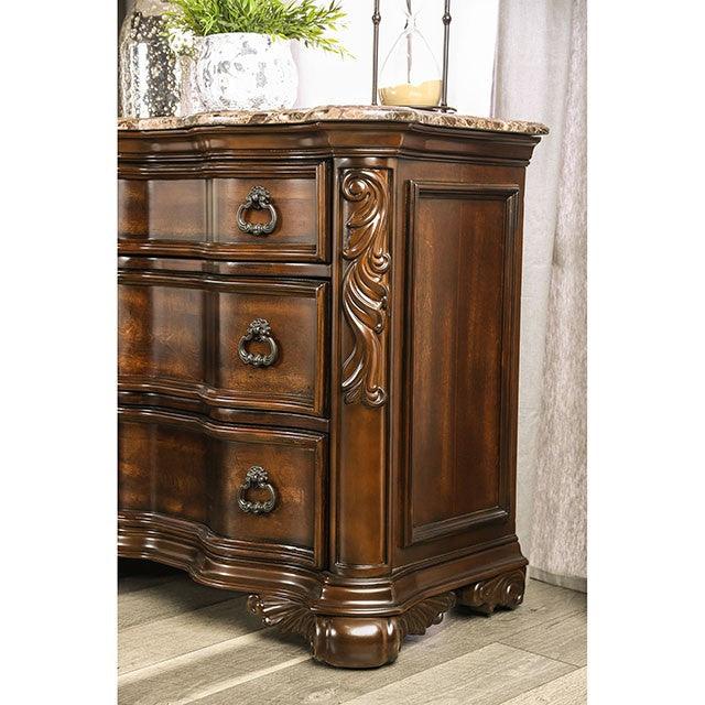 Arcturus CM7859N Brown Cherry Traditional Night Stand By Furniture Of America - sofafair.com