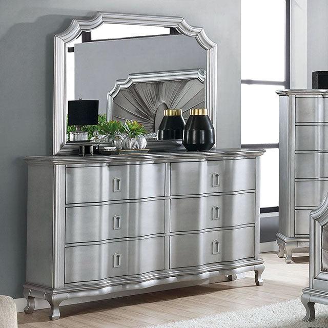 Aalok CM7864D Silver Glam Dresser By Furniture Of America - sofafair.com