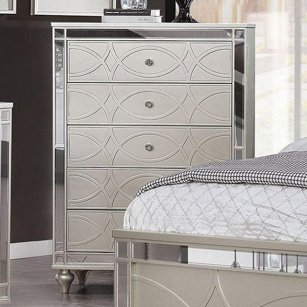 Manar CM7891C Silver Transitional Chest By Furniture Of America - sofafair.com