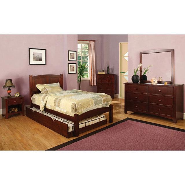 Omnus CM-TR452-CH Cherry Transitional Trundle By Furniture Of America - sofafair.com