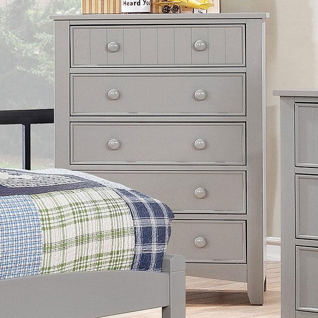 Caren CM7905GY-C Gray Transitional Chest By Furniture Of America - sofafair.com