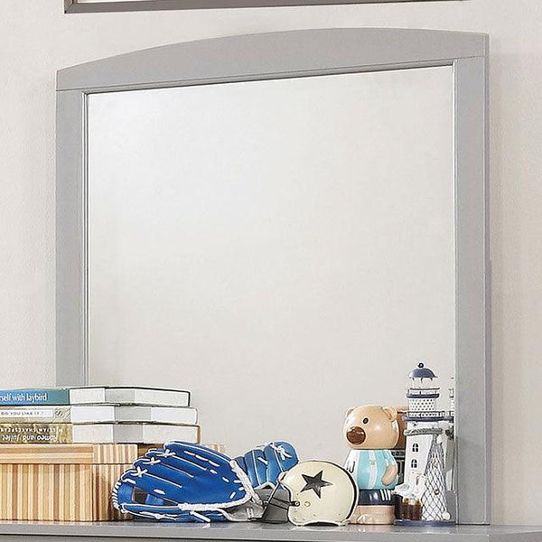 Caren CM7905GY-M Gray Transitional Mirror By Furniture Of America - sofafair.com