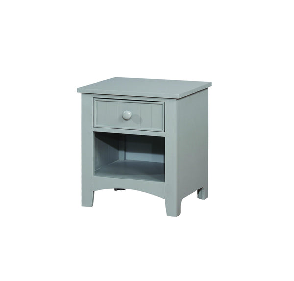 Caren CM7905GY-N Gray Transitional Night Stand By Furniture Of America - sofafair.com