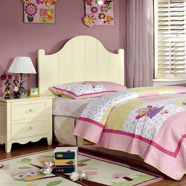 Francesca CM7911 Cream Cottage Twin H/B & Case Goods By Furniture Of America - sofafair.com