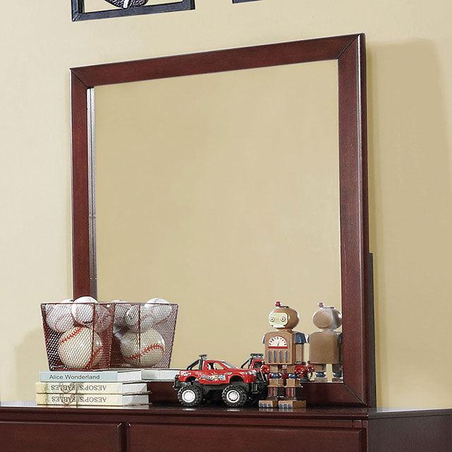 Prismo CM7941CH-M Cherry Transitional Mirror By Furniture Of America - sofafair.com