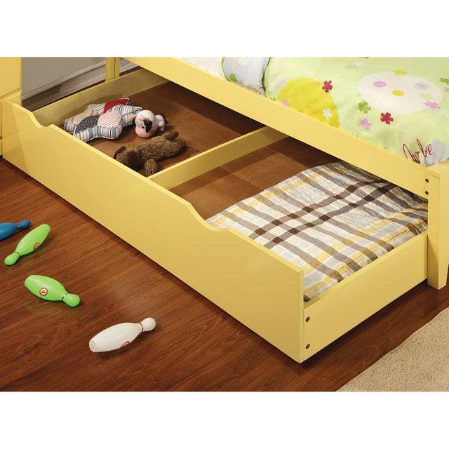 Prismo CM7941YW-TR Yellow Transitional Trundle By Furniture Of America - sofafair.com