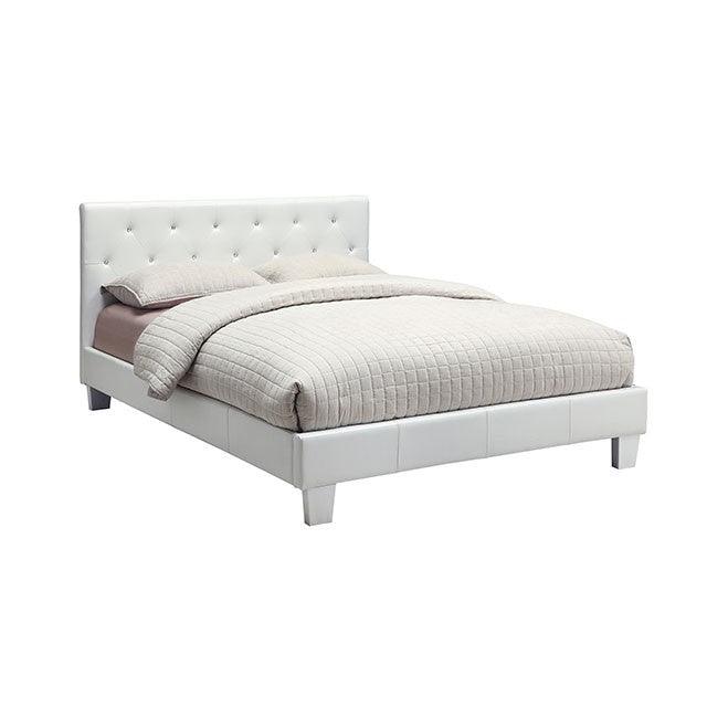 Velen CM7949WH White Contemporary Bed By Furniture Of America - sofafair.com