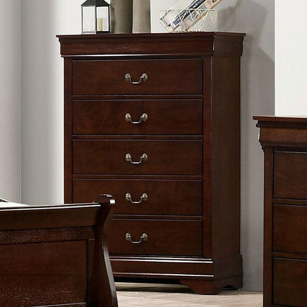 Louis Philippe CM7966CH-C Cherry Transitional Chest By Furniture Of America - sofafair.com