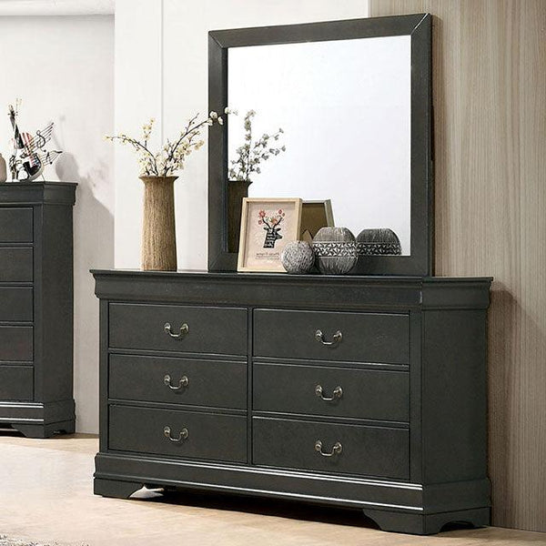 Louis Philippe CM7966GY-D Gray Transitional Dresser By Furniture Of America - sofafair.com