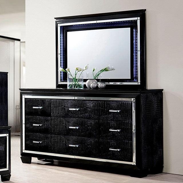 Bellanova CM7979BK-D Black Contemporary Dresser By Furniture Of America - sofafair.com